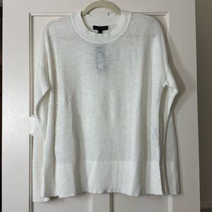 Banana Republic crewneck sweater in linen blend